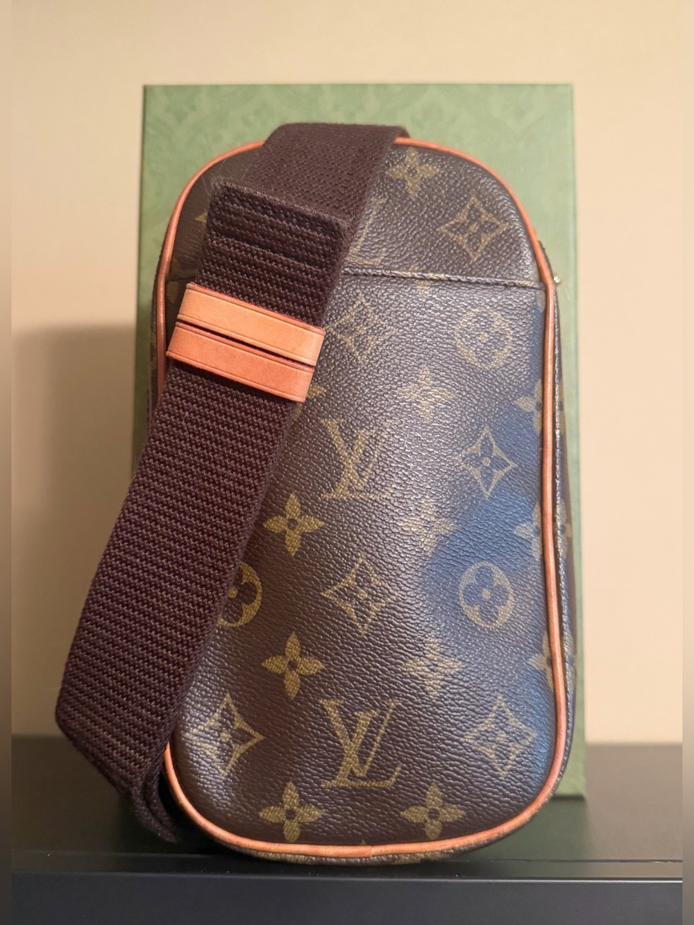 Louis Vuitton Monogram Crossbody Gange Pochette Bumbag